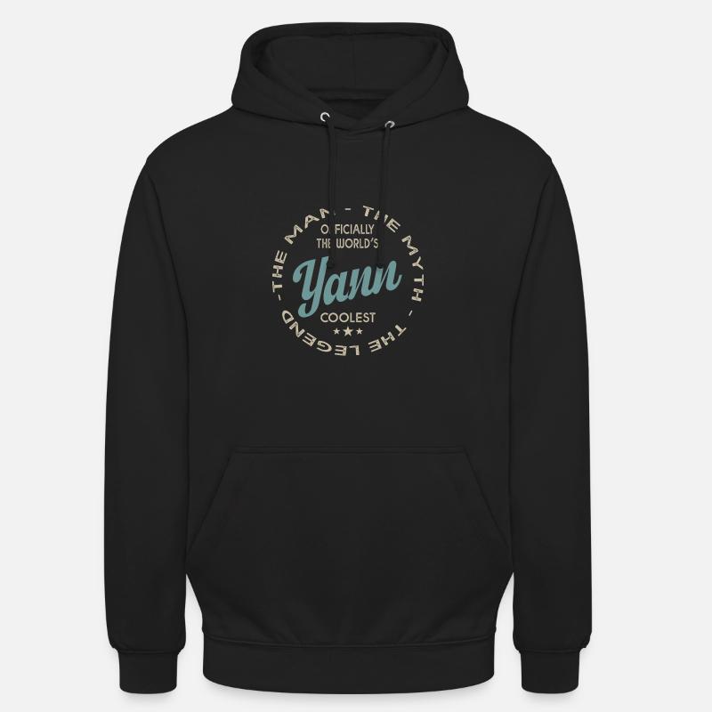 Name Mann - Unisex Hoodie - Schwarz