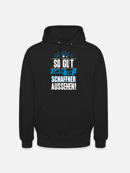 SCHAFFNER - Unisex Hoodie - Schwarz