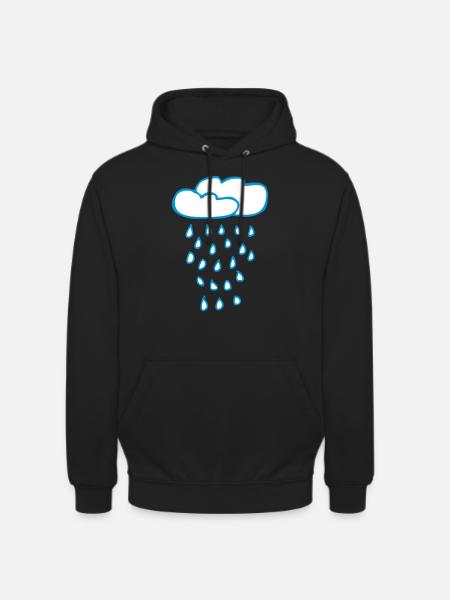 Cloud of rain - Unisex Hoodie - black