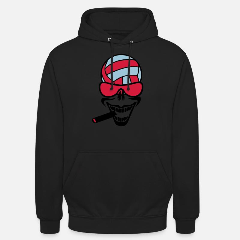 volleyball waterpolo cigar smile - Unisex Hoodie - black