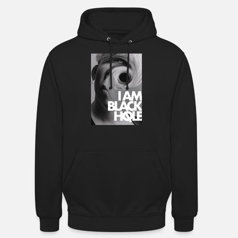 Black Hole | Model 2 - Sweat-shirt à capuche unisexe - noir