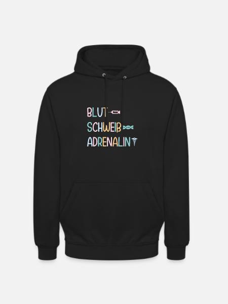 MFA Adrenaline Medical Assistant - Unisex Hoodie - black