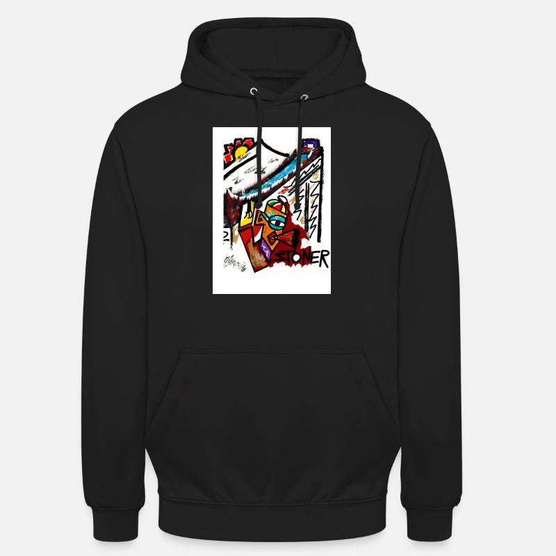 ski trampolin 1 - Sweat-shirt à capuche unisexe - noir