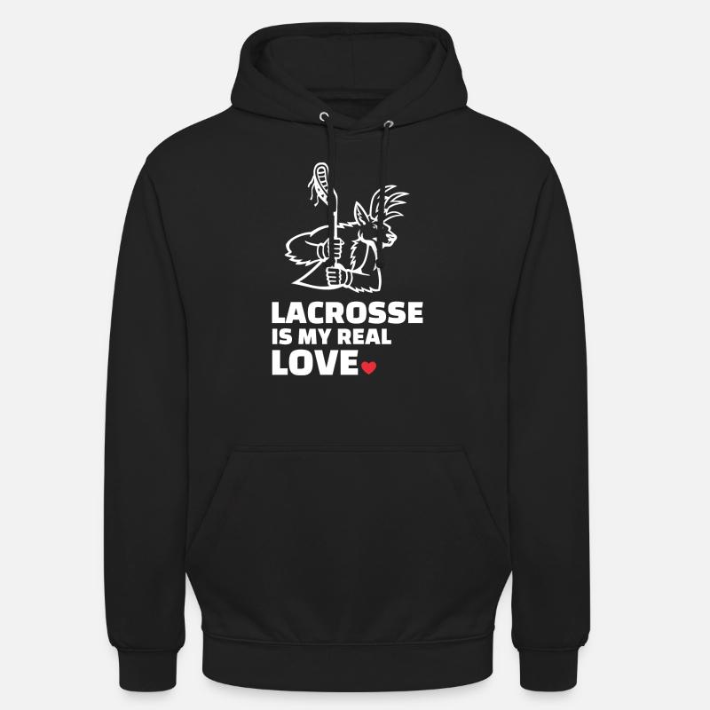 J’adore la crosse - Sweat-shirt à capuche unisexe - noir