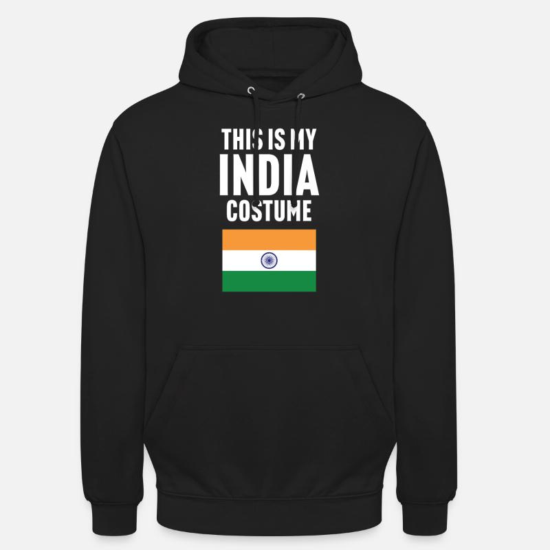C’est mon costume d’Inde - Sweat-shirt à capuche unisexe - noir