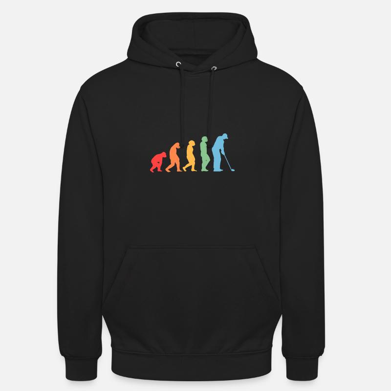 Golfer Evolution Golf - Unisex Hoodie - black