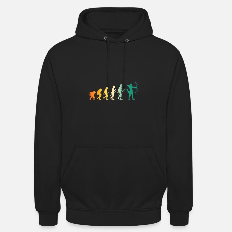Archer Evolution Tir à l’arc - Sweat-shirt à capuche unisexe - noir