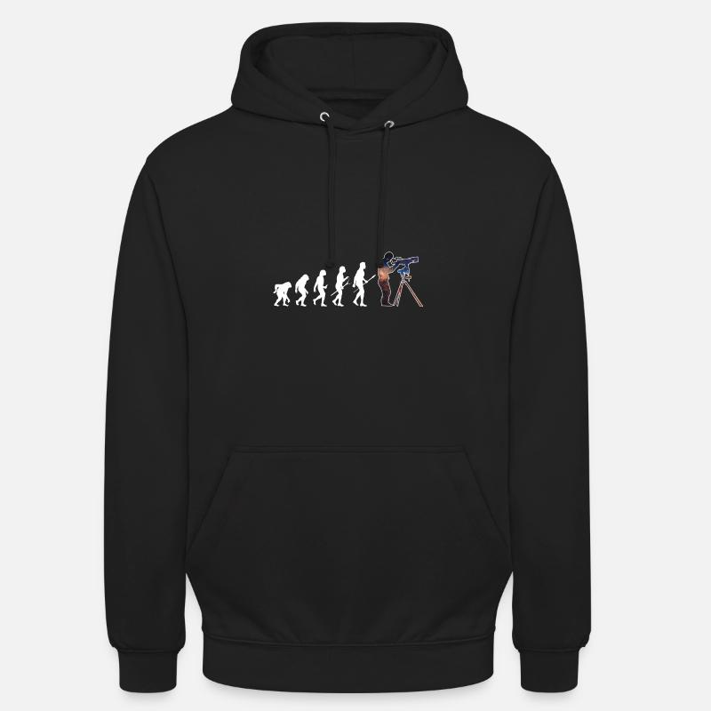 Astronomie Evolution Astrofotografie Geschenk - Unisex Hoodie - Schwarz