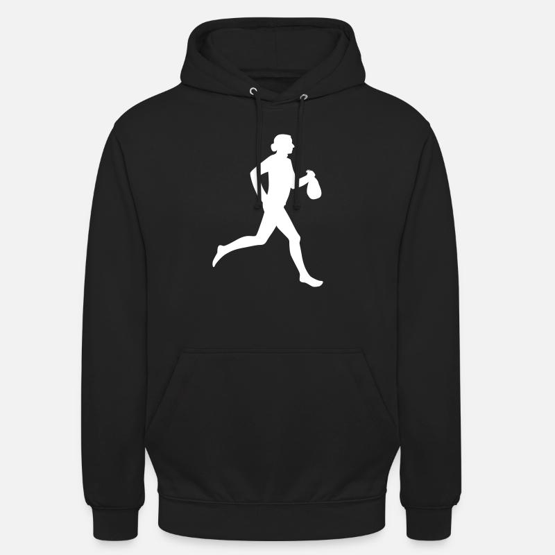Plogging - Sweat-shirt à capuche unisexe - noir