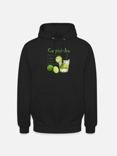 Caipirinha Cocktail - Unisex Hoodie - Schwarz