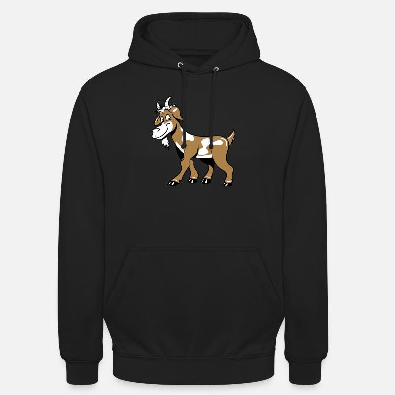 Goat kind lys - Unisex Hoodie - black