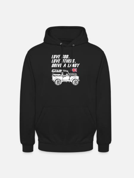 Drive a Landy - Unisex Hoodie - black