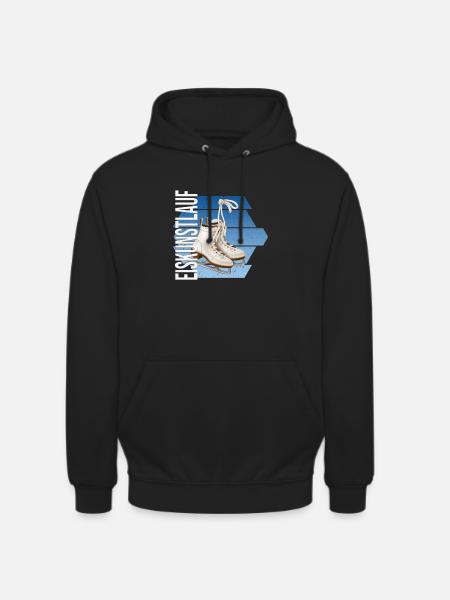 Eiskunstlauf - Unisex Hoodie - Schwarz