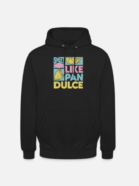 Design mignon pour Pan Dulce - Sweat-shirt à capuche unisexe - noir