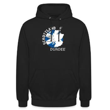 Dundee - Unisex Hoodie - black - Front - Alina (178cm) & Michal (187cm)