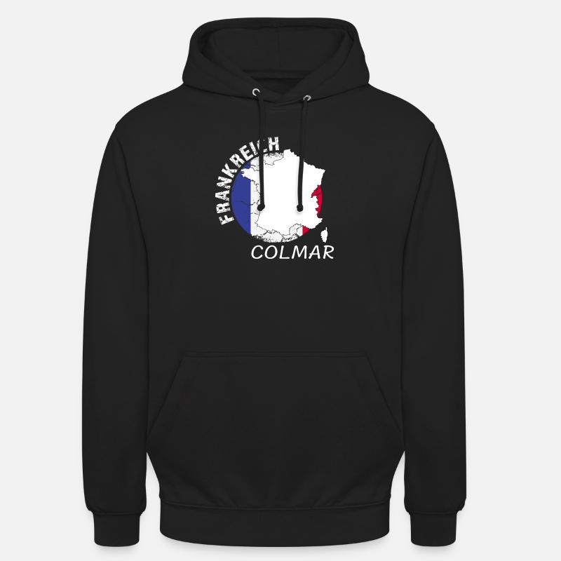 Colmar - Sweat-shirt à capuche unisexe - noir