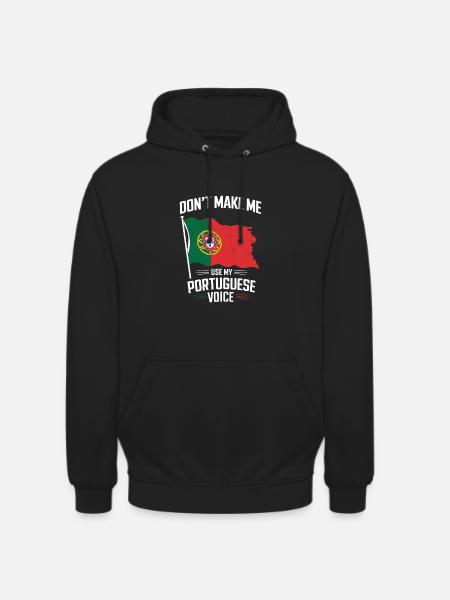 Portuguese Voice - Unisex Hoodie - black