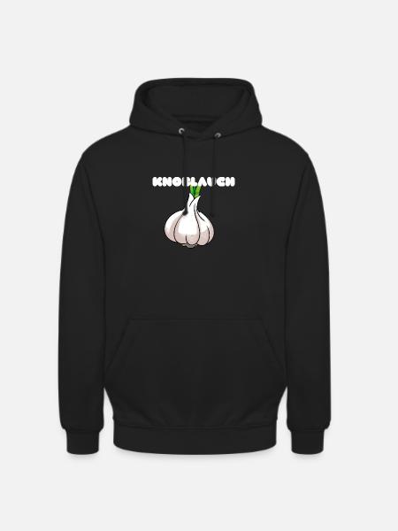 Knoblauch - Unisex Hoodie - Schwarz