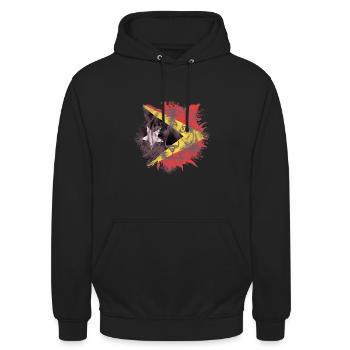 East Timor - Unisex Hoodie - black - Front - Alina (178cm) & Michal (187cm)