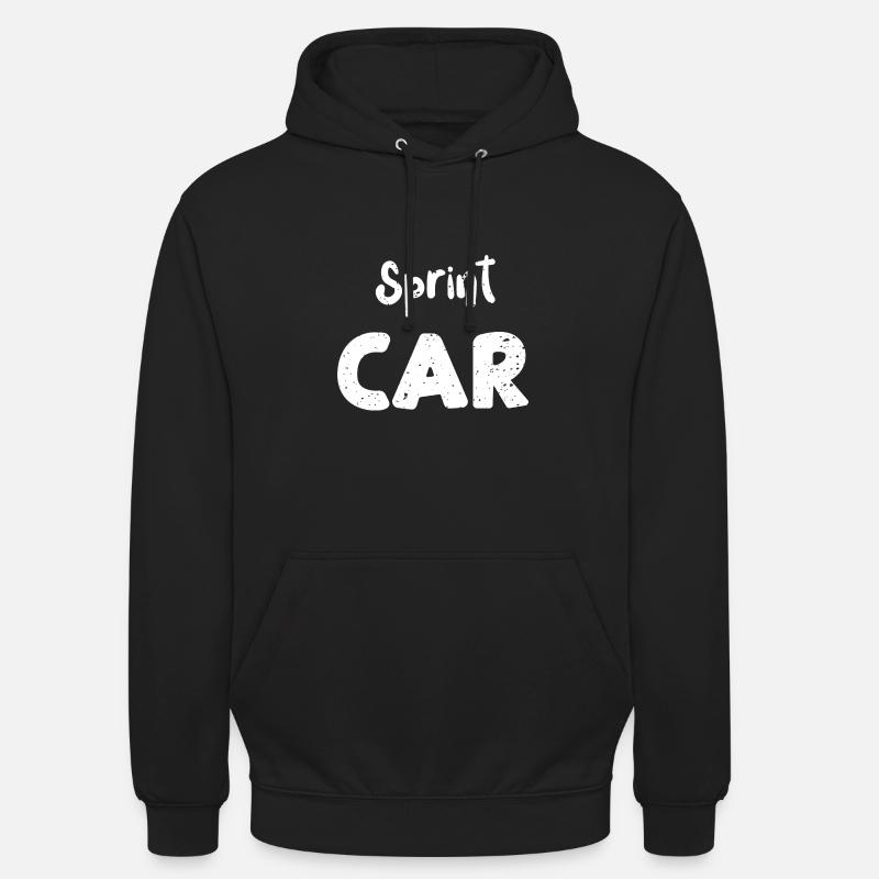 Sprint Car - Course - Sweat-shirt à capuche unisexe - noir
