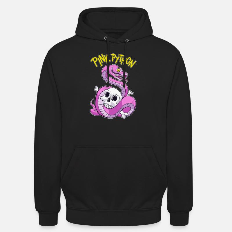 Pink Python - Unisex Hoodie - Schwarz
