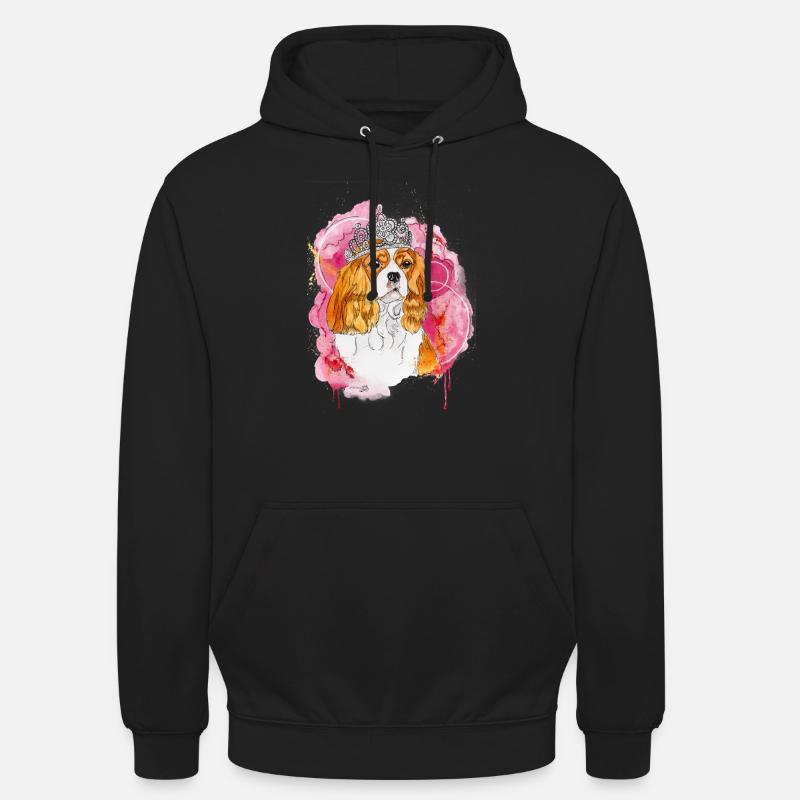 Cavalier KC Spaniel Bella - Unisex Hoodie - Schwarz