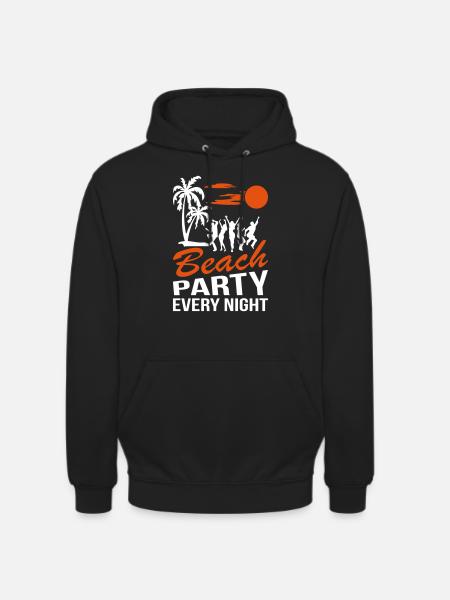 Beach Party Night - Unisex Hoodie - Schwarz