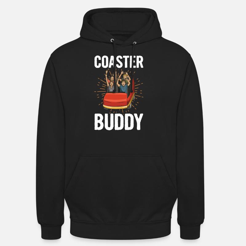 Achterbahn Spruch für einen Freizeitpark Experte Unisex Hoodie