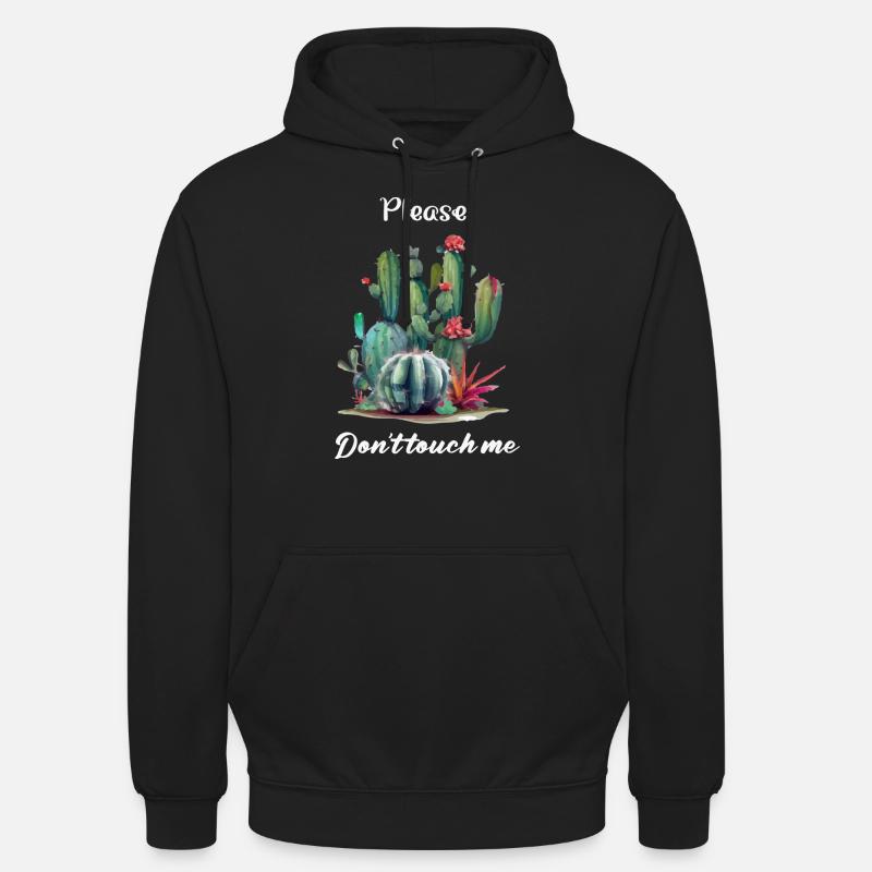 Bitte berühren Sie mich nicht - Unisex Hoodie - Schwarz
