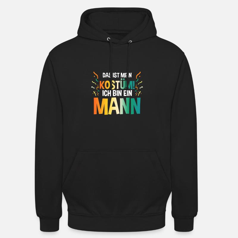 Carnaval de Jecken Carnaval - Sweat-shirt à capuche unisexe - noir