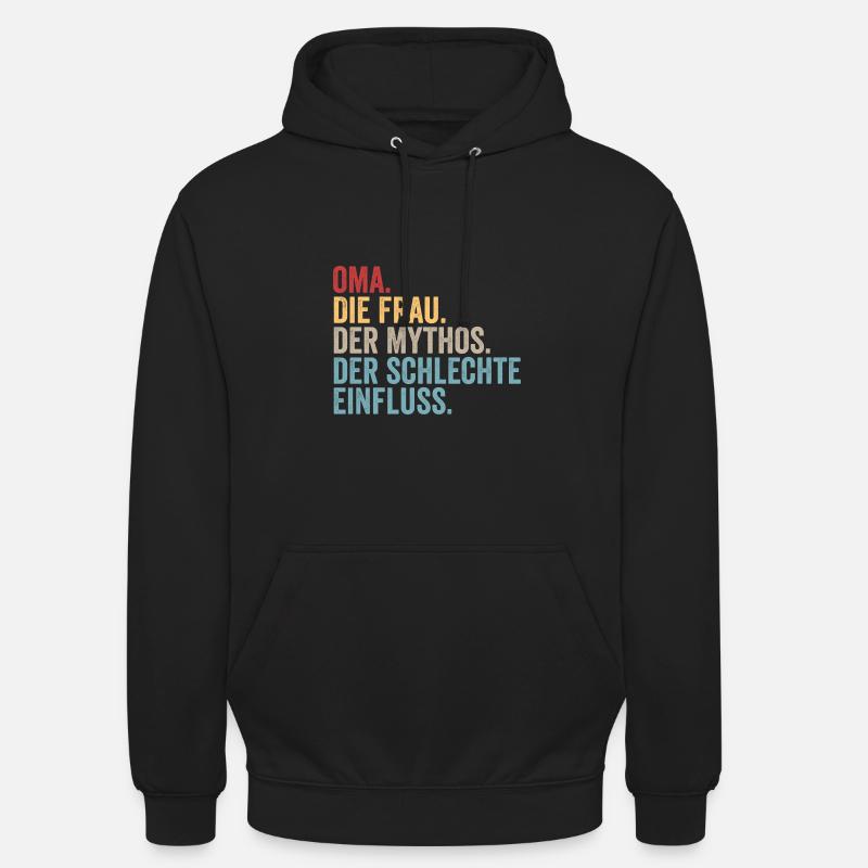 Großmutter Oma - Unisex Hoodie - Schwarz