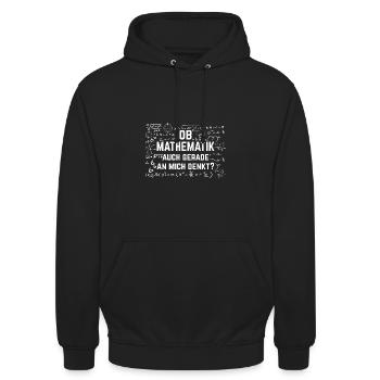 Mathematiker Mathematik - Unisex Hoodie - Schwarz - Vorne - Alina (178cm) & Michal (187cm)