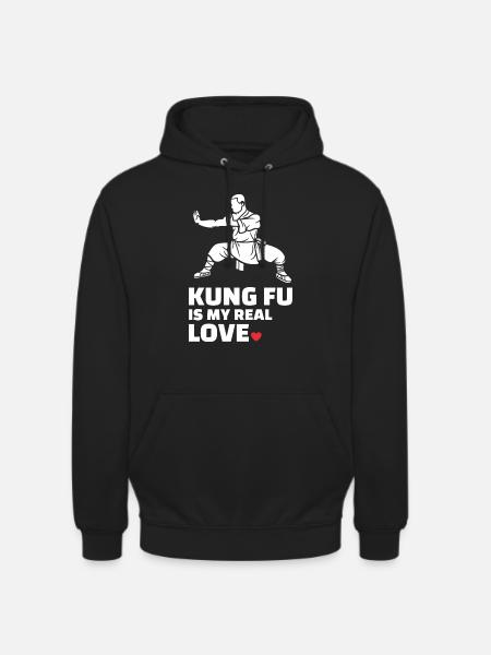 I love Kung Fu - Unisex Hoodie - black