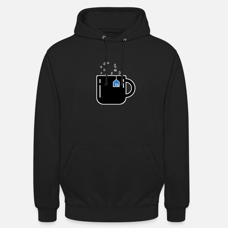 TypeScript - Tasse - Unisex Hoodie - Schwarz