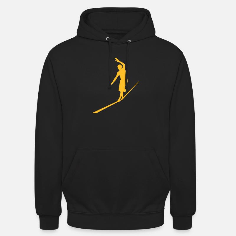 Slackline - Unisex Hoodie - Schwarz