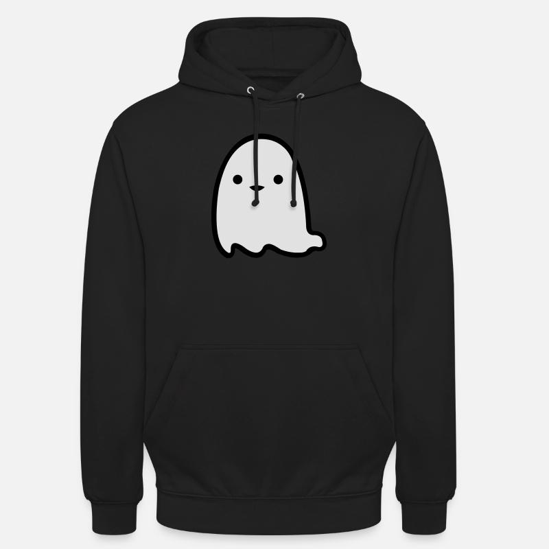 cute_ghost_2 - Sweat-shirt à capuche unisexe - noir