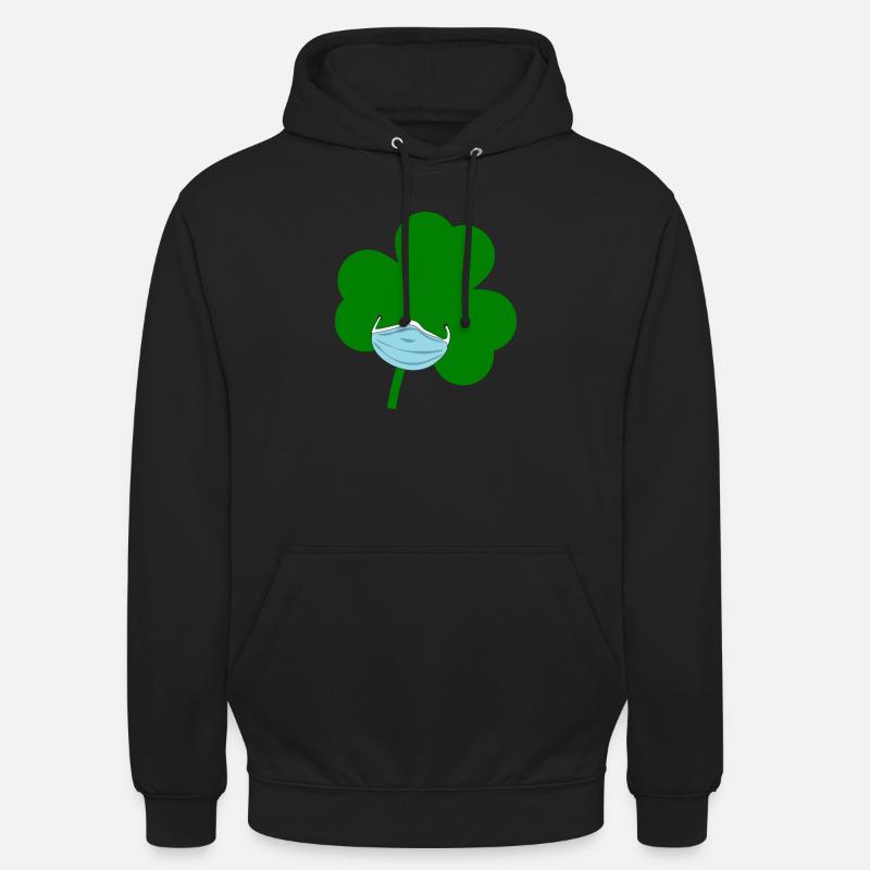 Masque de la Saint-Patrick - Sweat-shirt à capuche unisexe - noir