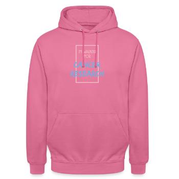 CANCER RESEARCH - Unisex Hoodie - pink - Front - Alina (178cm) & Michal (187cm)