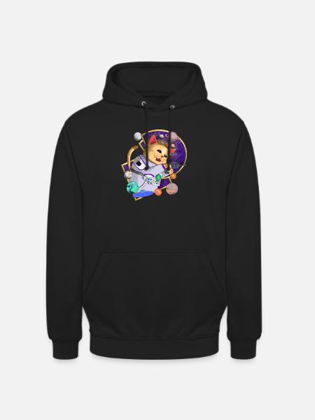 misho - Sweat-shirt à capuche unisexe - noir