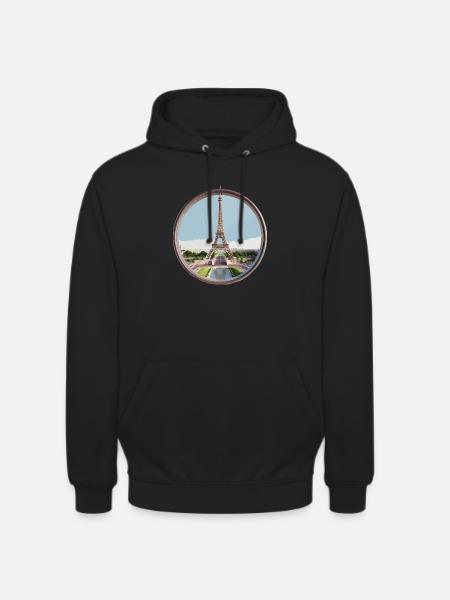 Eiffel Tower - Unisex Hoodie - black
