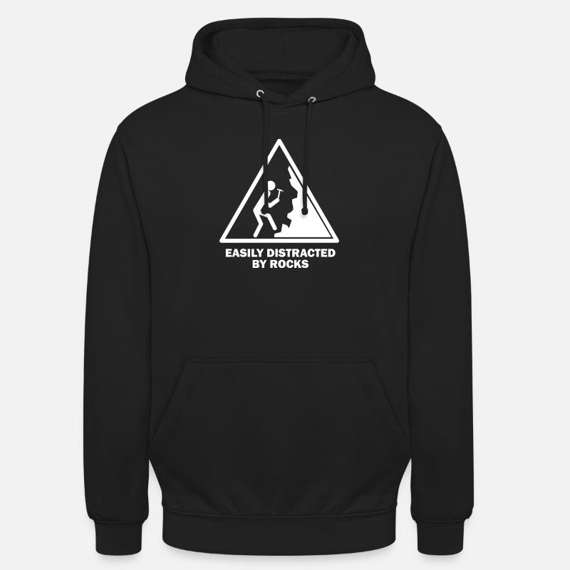 easily distracted - Sweat-shirt à capuche unisexe - noir