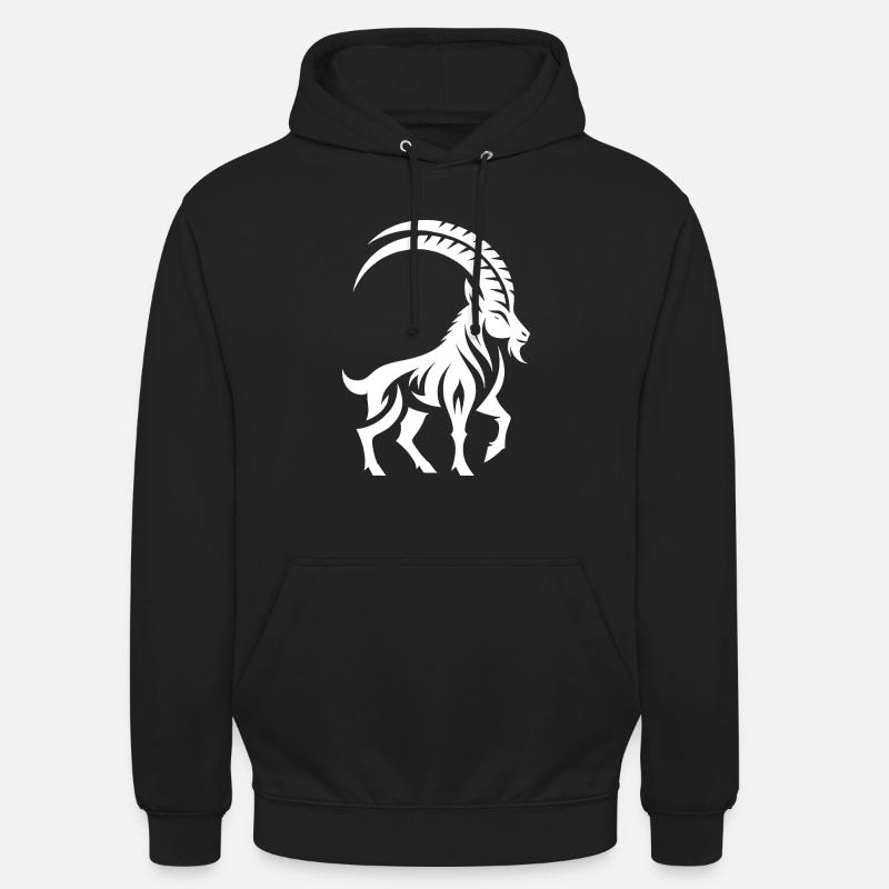 Sternzeichen Steinbock Tattoo - Unisex Hoodie - Schwarz