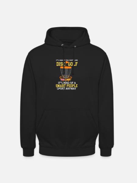 Disc Golfer Frisbee Disc Golf - Unisex Hoodie - black
