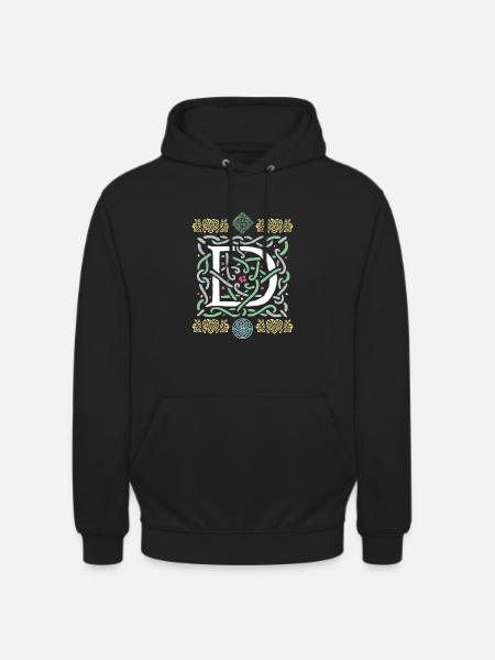 D - Unisex Hoodie - Schwarz