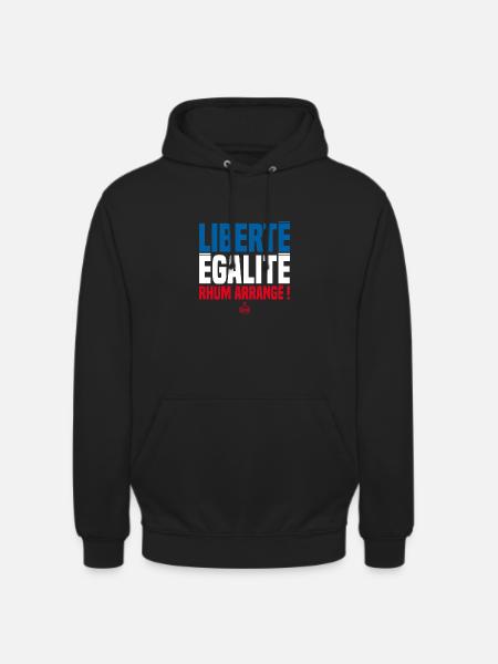 LIBERTY EQUALITY RUM ARRANGIERT! Rumtrinker - Unisex Hoodie - Schwarz