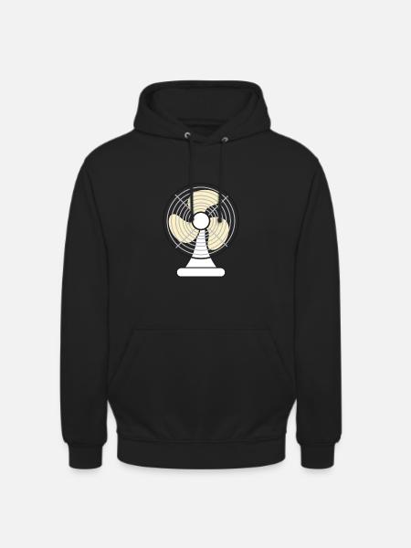 Ventilator Hitze Sommer - Unisex Hoodie - Schwarz