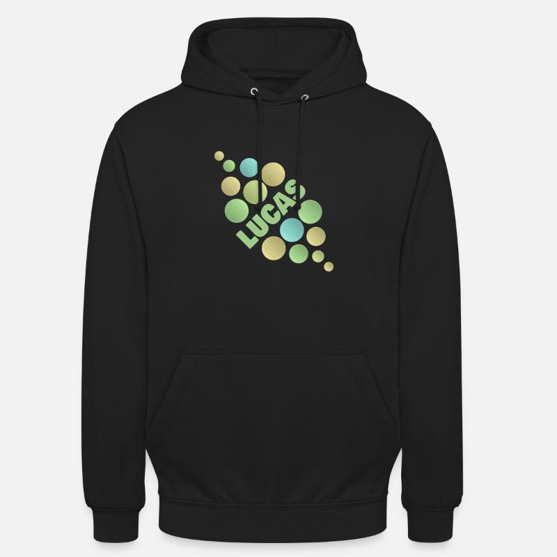 Cadeau pour LuCas - Sweat-shirt à capuche unisexe - noir