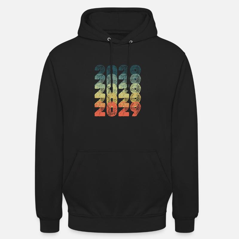 2029 2029 - Sweat-shirt à capuche unisexe - noir