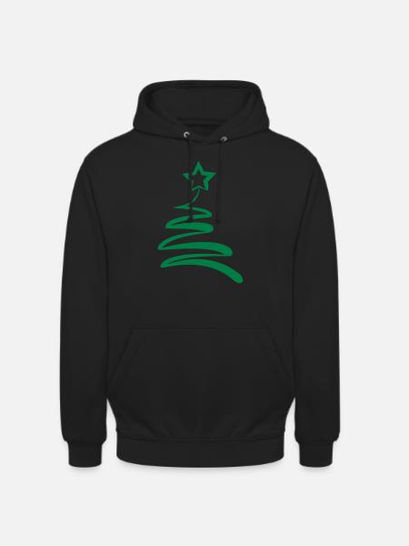 Sapin de Noël - Sweat-shirt à capuche unisexe - noir