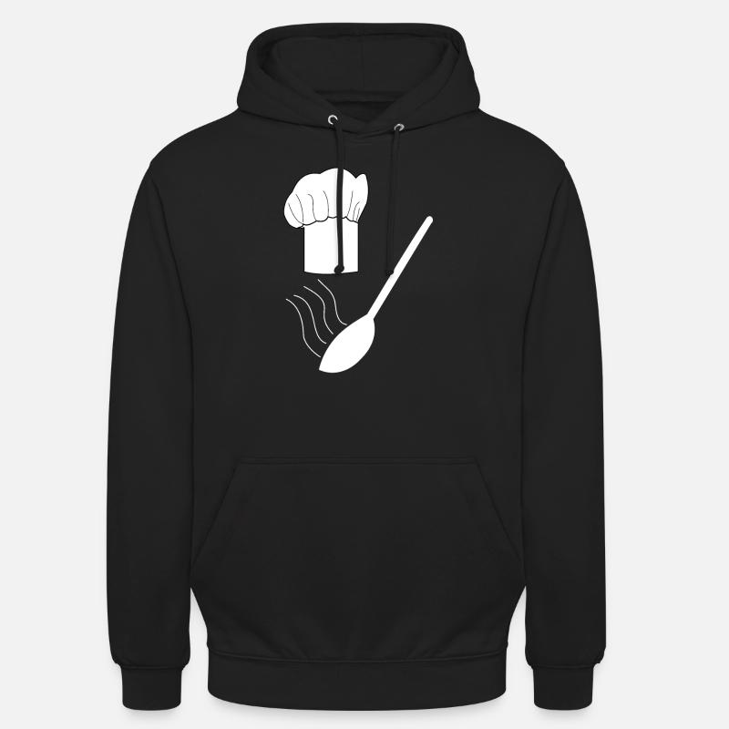 Chef Chef Chef étoilé - Sweat-shirt à capuche unisexe - noir